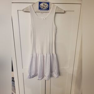 Girls White Sleeveless Slip